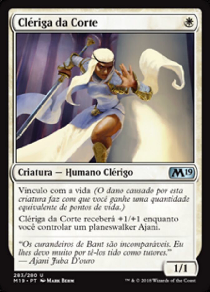 Clériga da Corte - Core Set 2019