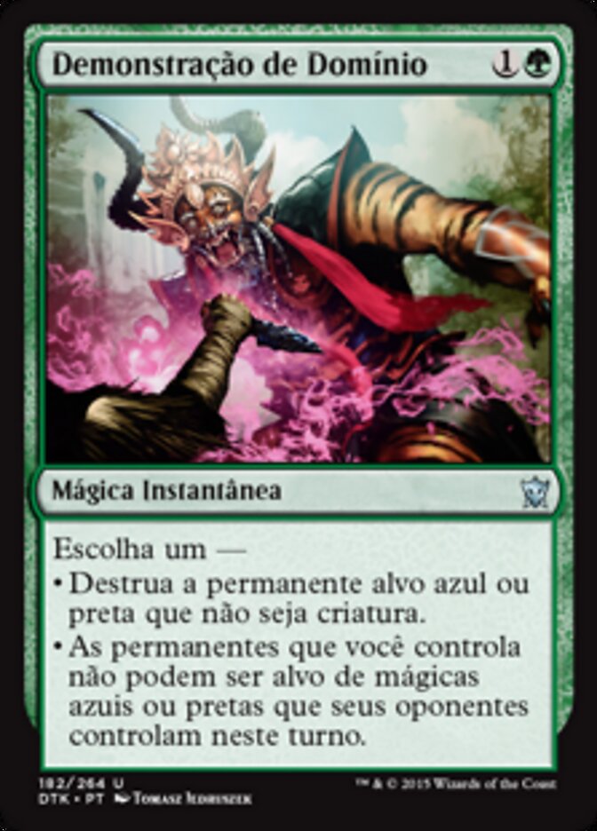 Demonstração de Domínio - Dragons of Tarkir