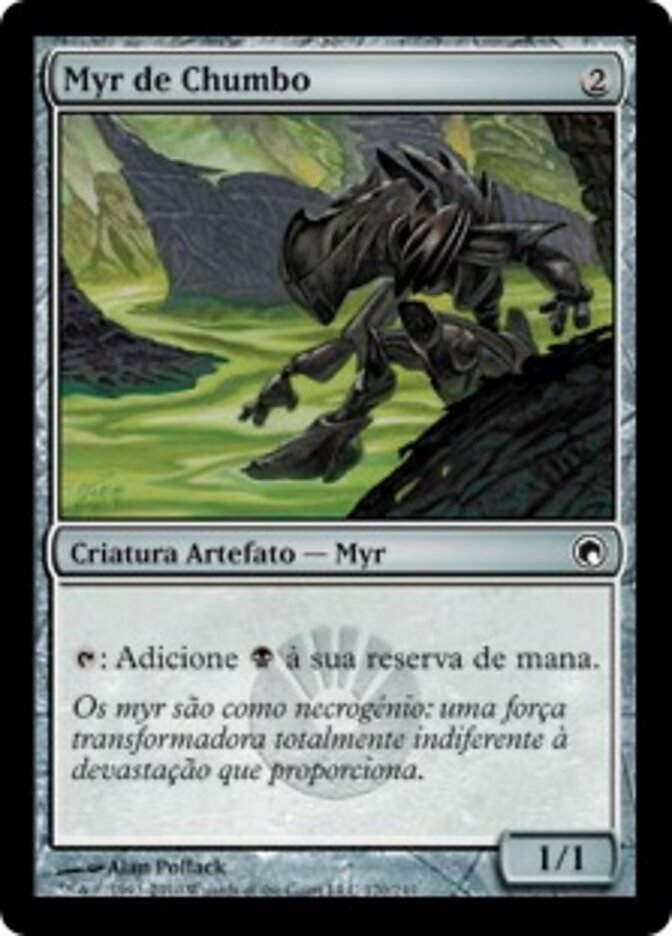 Myr de Chumbo - Scars of Mirrodin