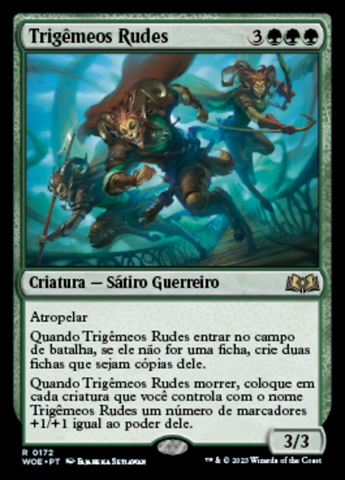 Trigêmeos Rudes - Wilds of Eldraine
