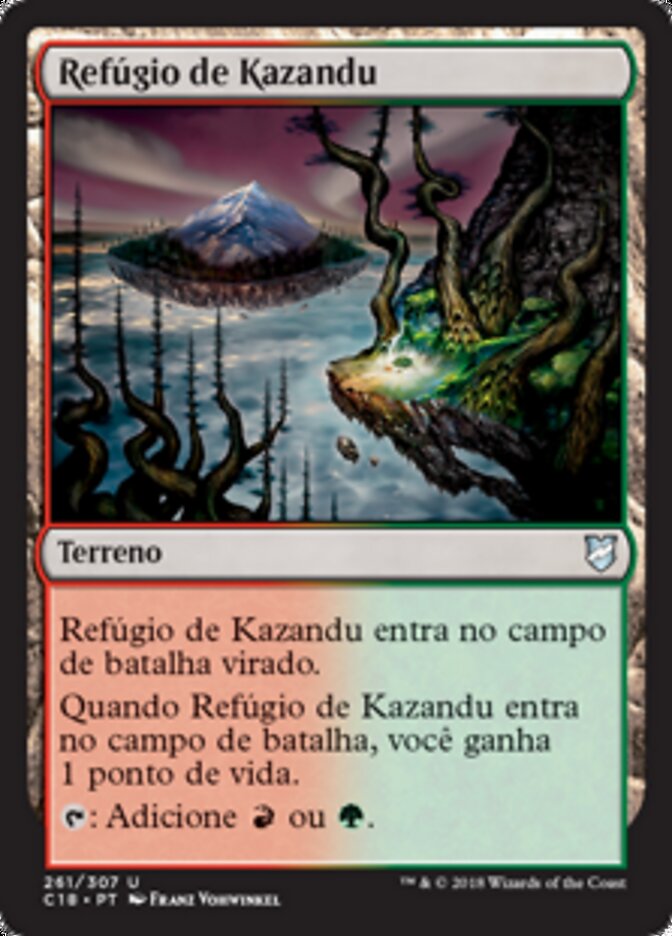 Refúgio de Kazandu - Commander 2018