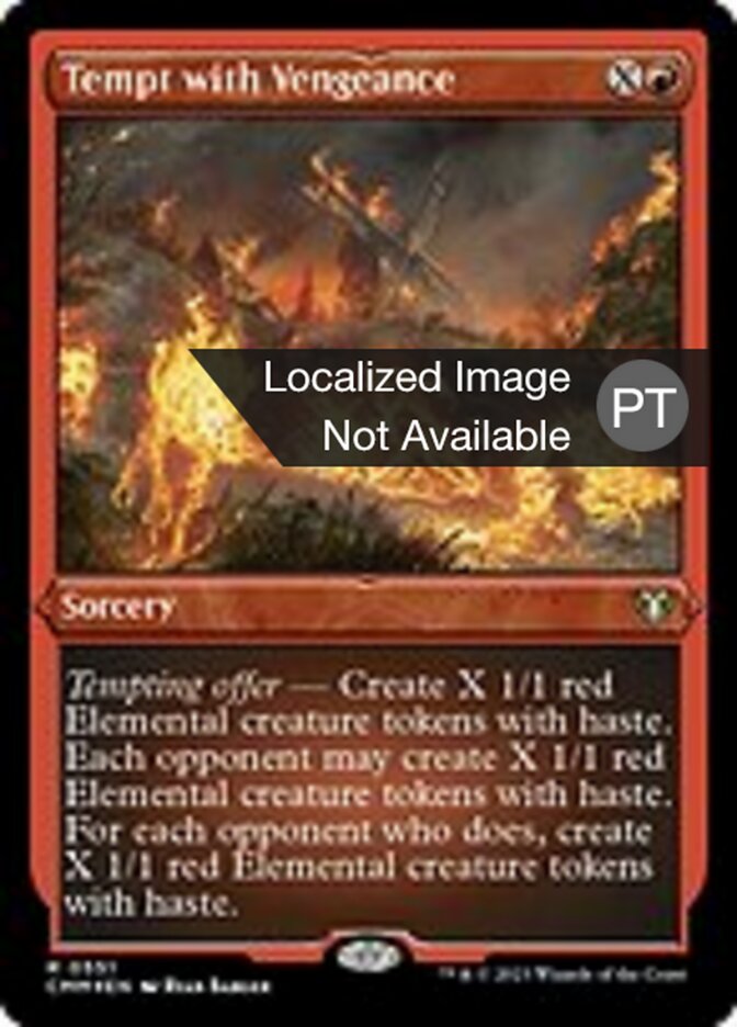 Tentação da Vingança - Commander Masters