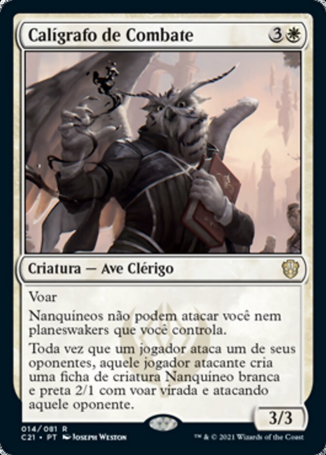 Calígrafo de Combate - Commander 2021