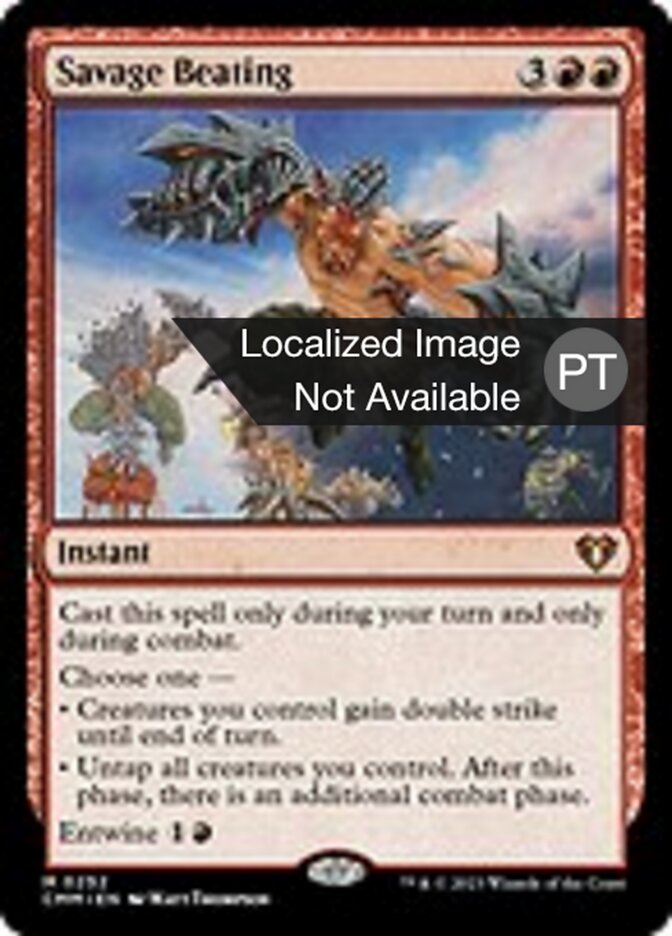 Espancamento Selvagem - Commander Masters