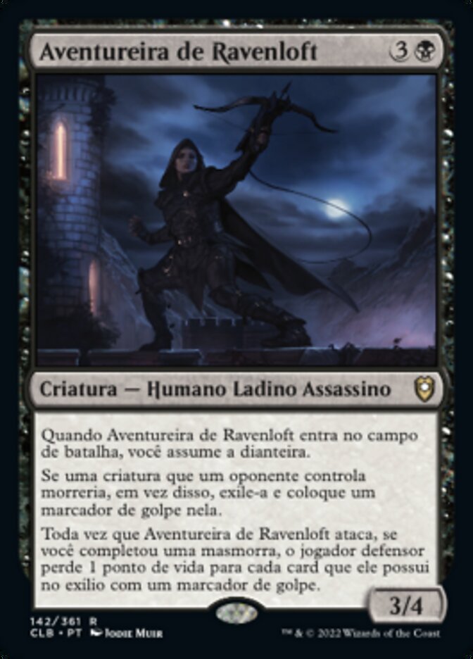 Aventureira de Ravenloft - Commander Legends: Battle for Baldur's Gate