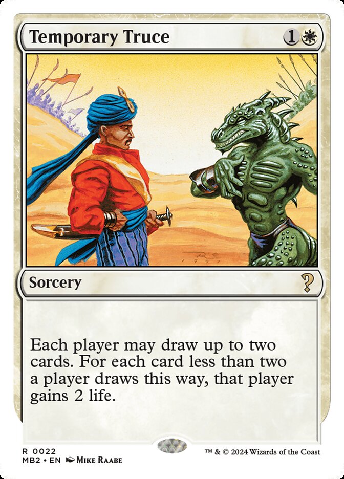 Temporary Truce - Mystery Booster 2