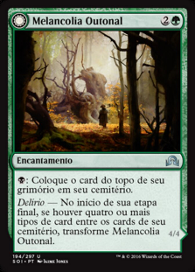 Autumnal Gloom // Ancient of the Equinox - Shadows over Innistrad