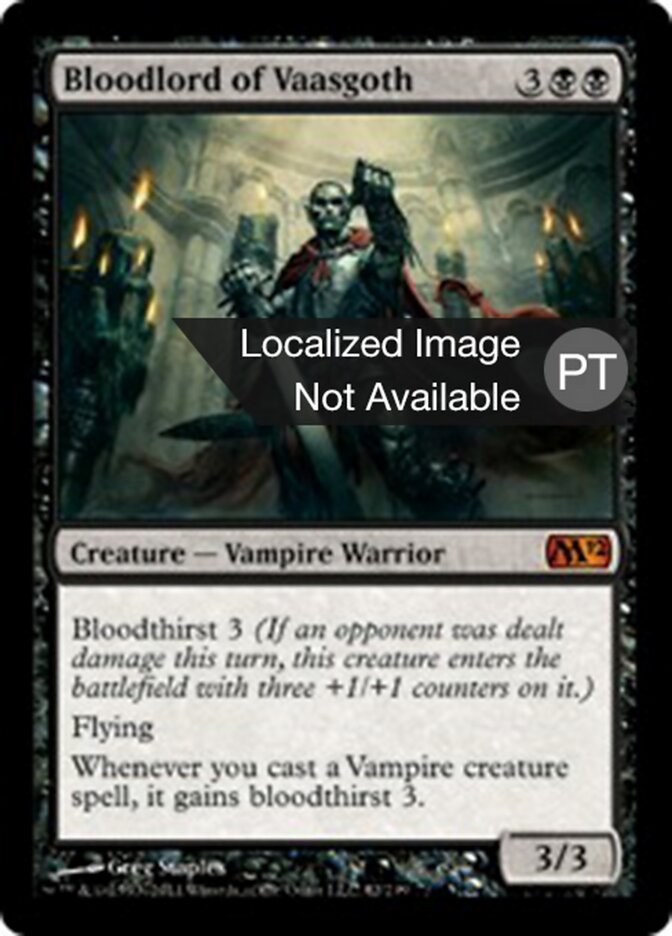 Senhor Vampiro de Vaasgoth - Magic 2012