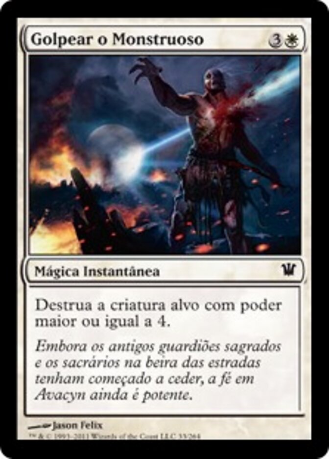 Golpear o Monstruoso - Innistrad