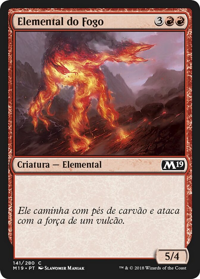 Elemental do Fogo - Core Set 2019
