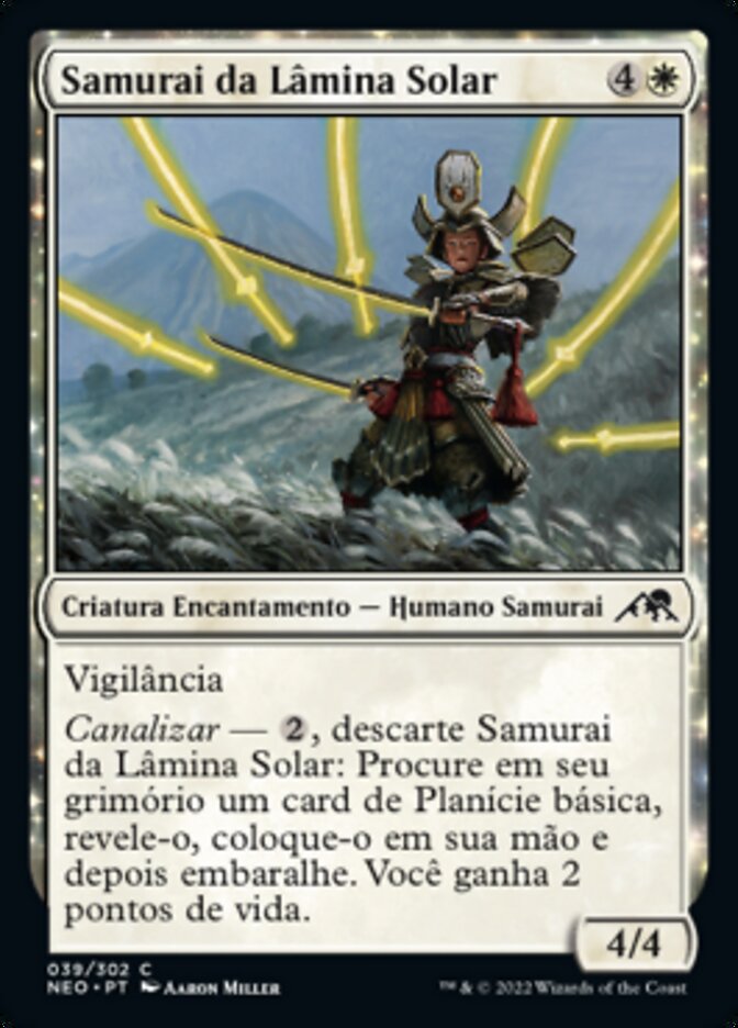 Samurai da Lâmina Solar - Kamigawa: Neon Dynasty
