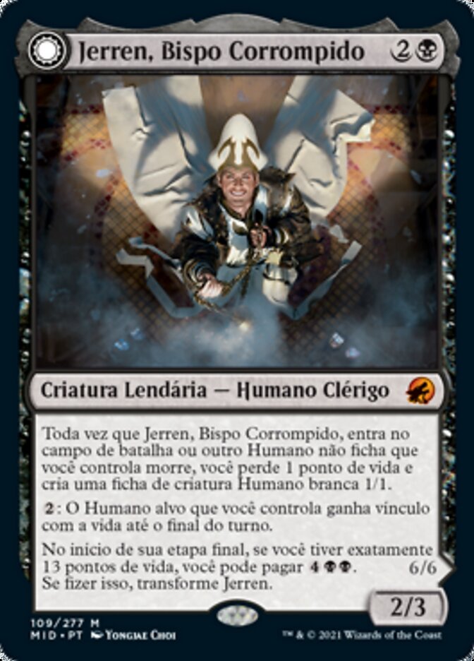 Jerren, Corrupted Bishop // Ormendahl, the Corrupter - Innistrad: Midnight Hunt