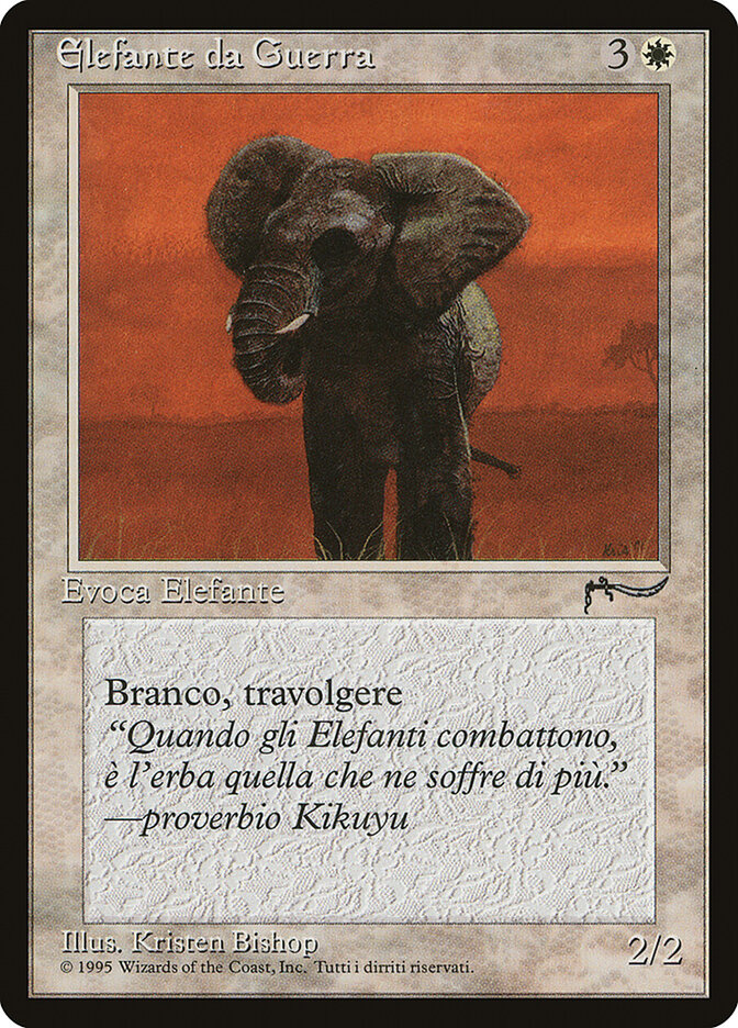 Elefante da Guerra - Rinascimento