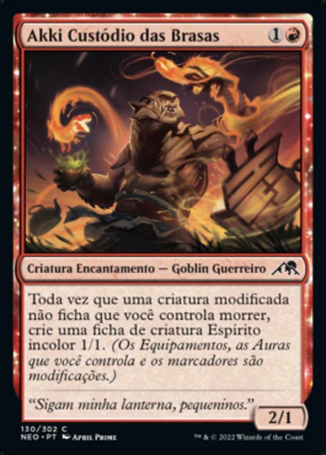 Akki Custódio das Brasas - Kamigawa: Neon Dynasty