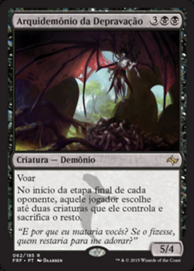 Arquidemônio da Depravação - Fate Reforged