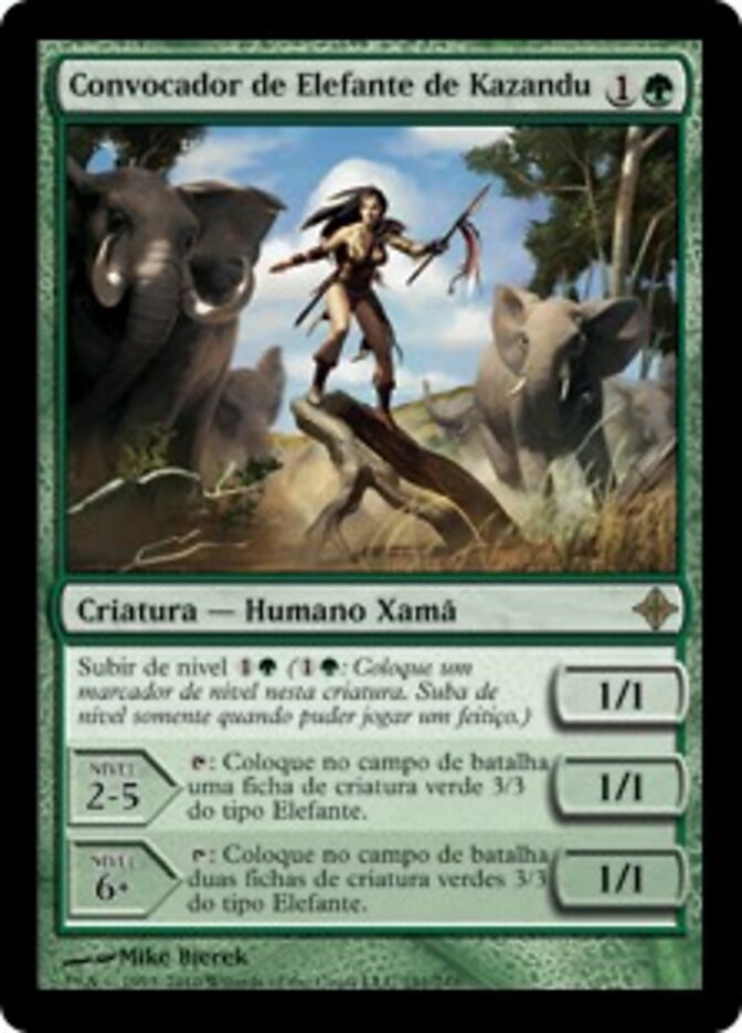 Convocador de Elefante de Kazandu - Rise of the Eldrazi