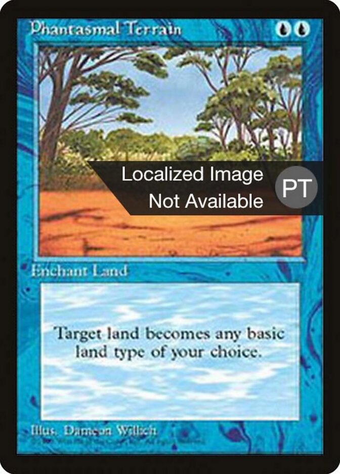 Terreno Fantasmal - Fourth Edition Foreign Black Border