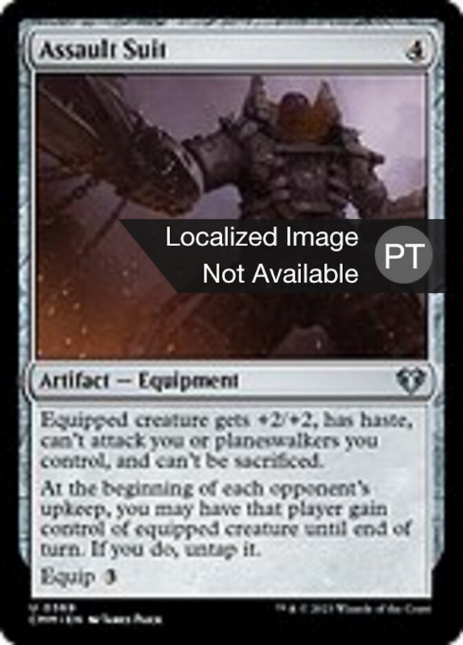 Traje de Assalto - Commander Masters