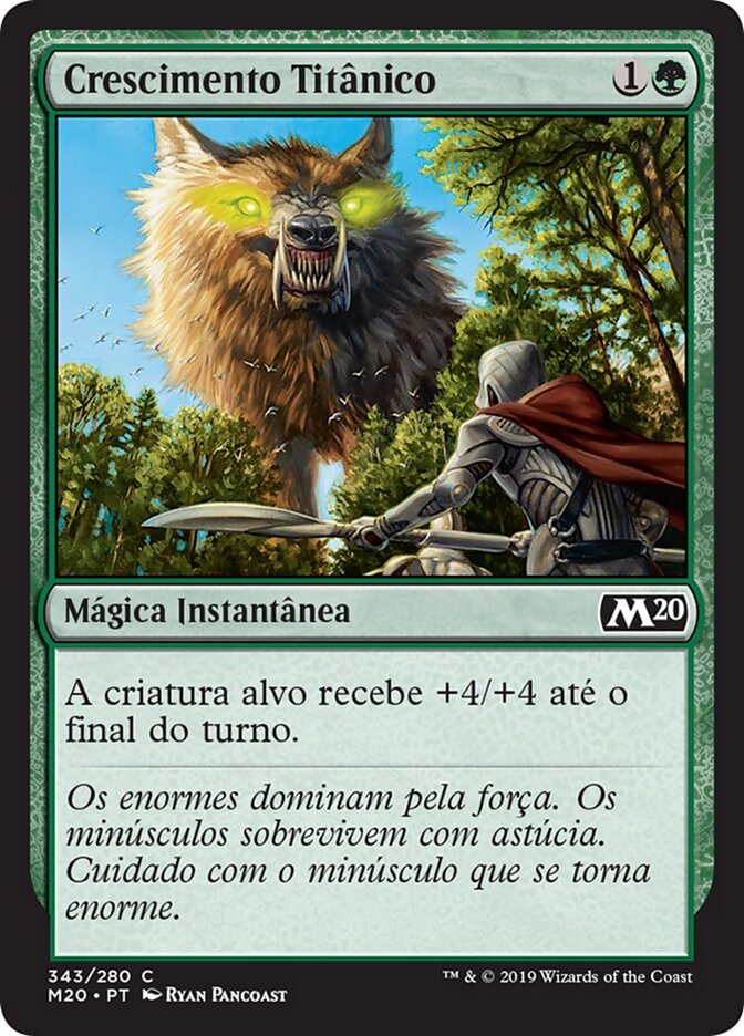 Crescimento Titânico - Core Set 2020