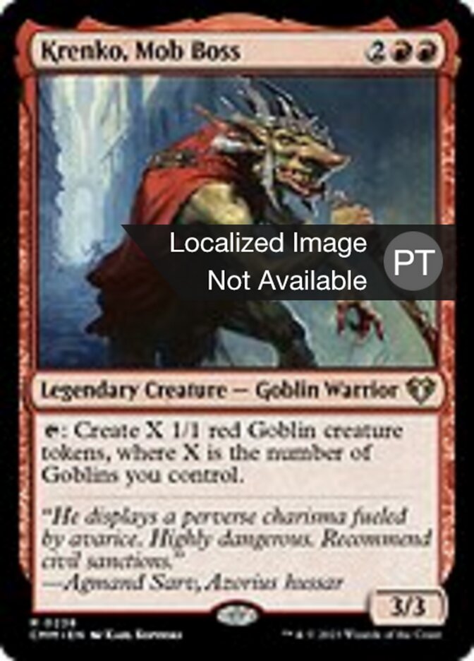 Krenko, Chefe da Turba - Commander Masters
