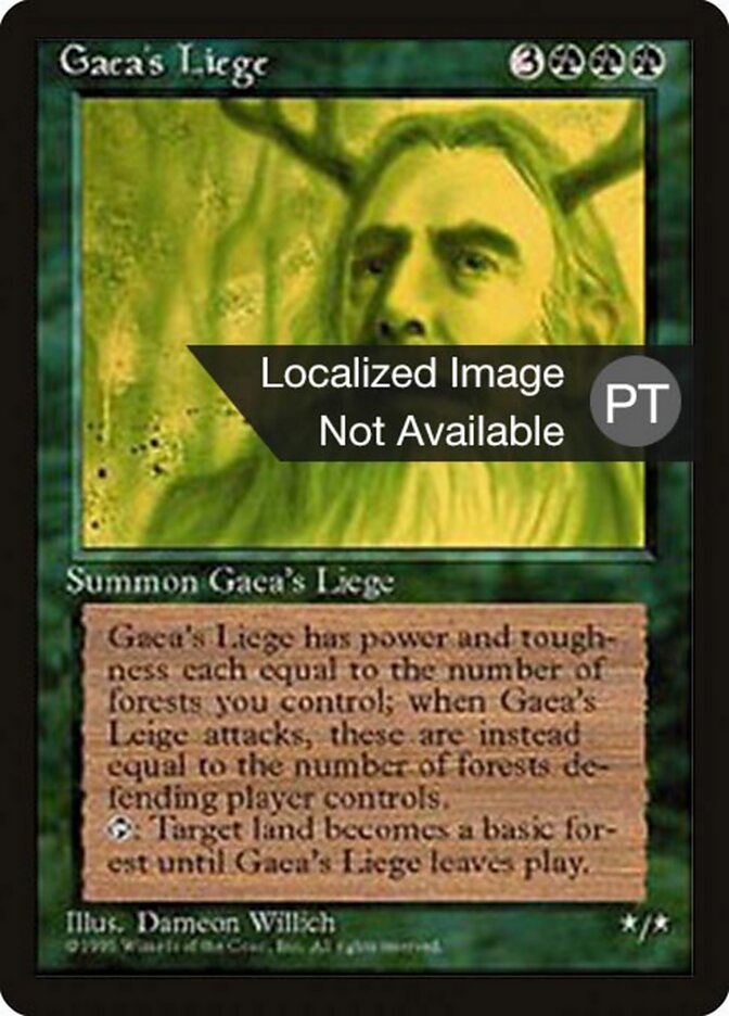 Soberano de Géia - Fourth Edition Foreign Black Border