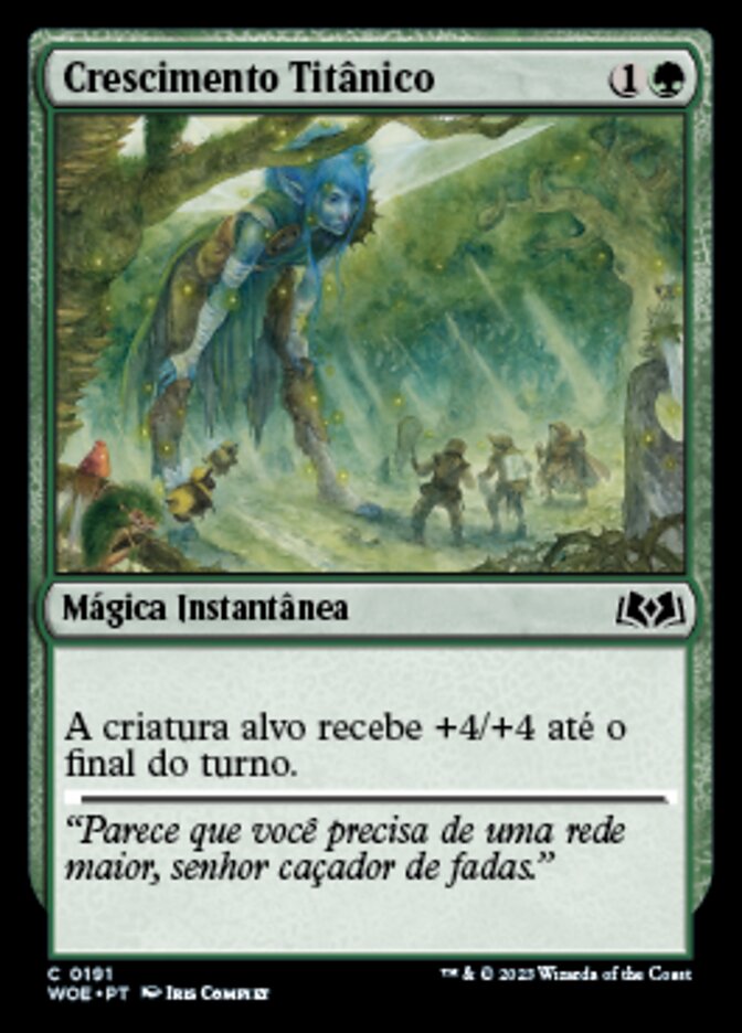 Crescimento Titânico - Wilds of Eldraine