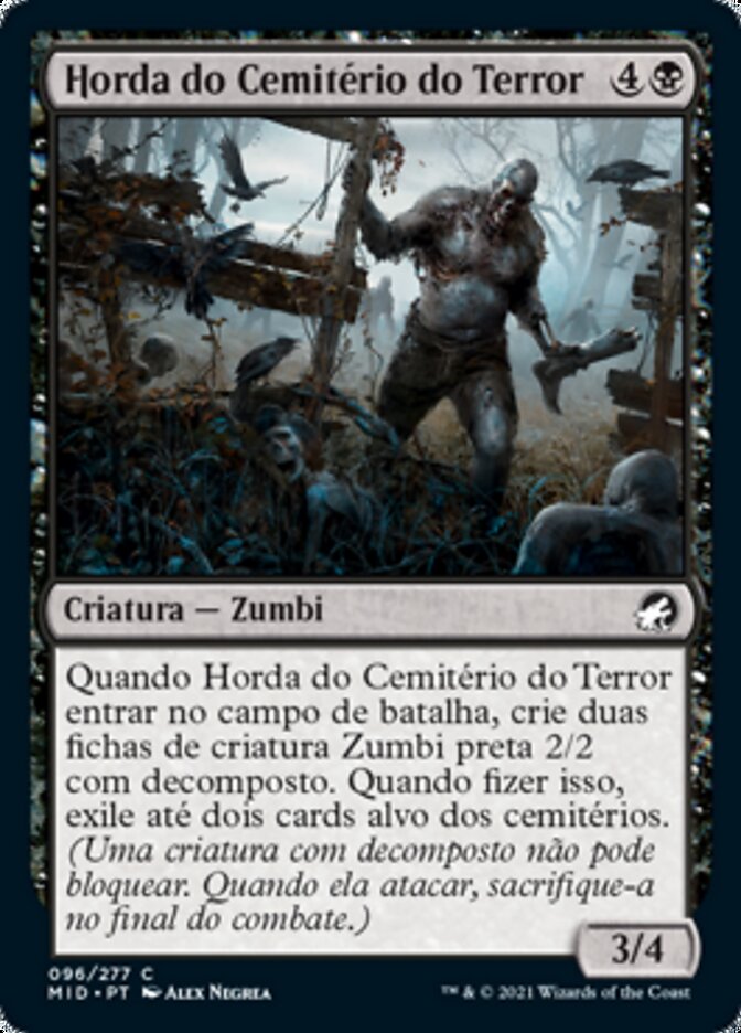 Horda do Cemitério do Terror - Innistrad: Midnight Hunt