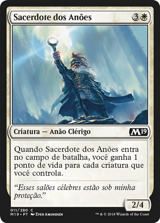 Sacerdote dos Anões - Core Set 2019