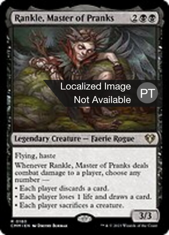 Rankle, Mestre das Peças - Commander Masters