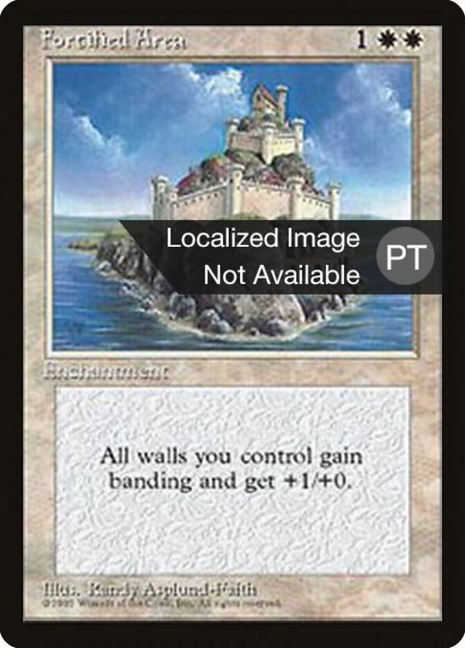 Área Fortificada - Fourth Edition Foreign Black Border
