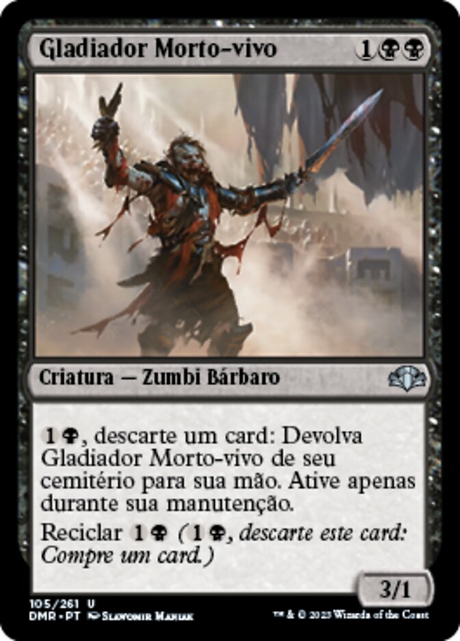 Gladiador Morto-vivo - Dominaria Remastered