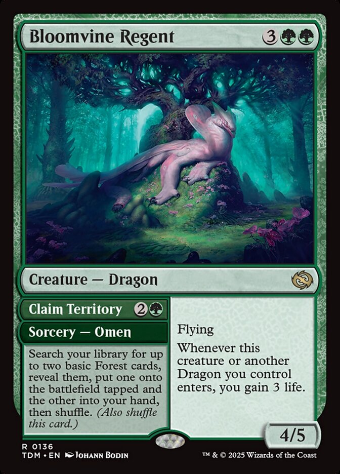 Bloomvine Regent // Claim Territory - Tarkir: Dragonstorm