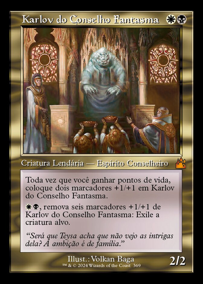 Karlov do Conselho Fantasma - Ravnica Remastered