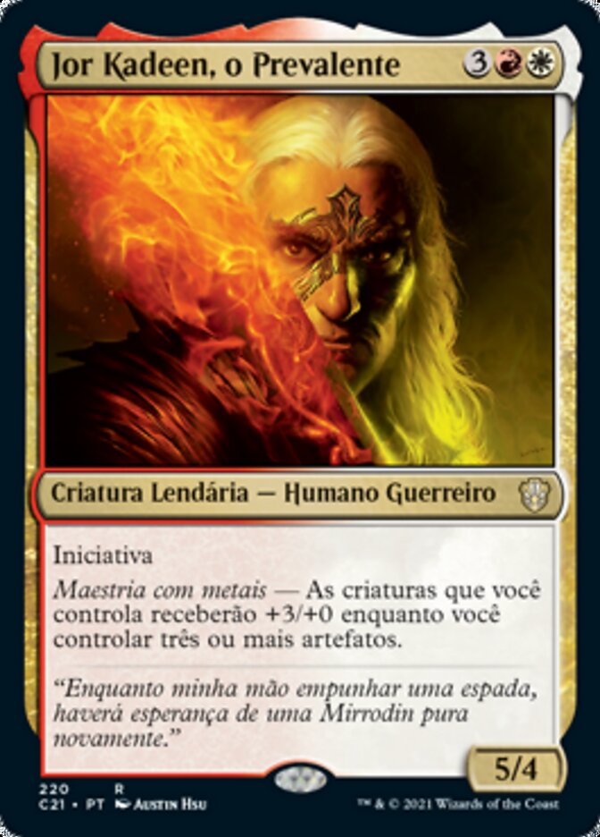 Jor Kadeen, o Prevalente - Commander 2021