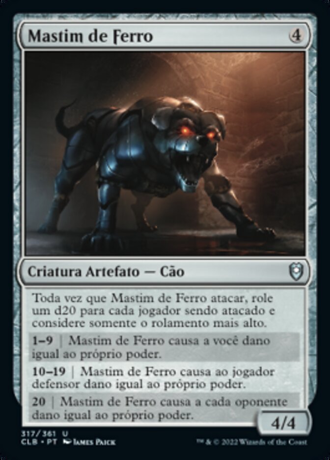 Mastim de Ferro - Commander Legends: Battle for Baldur's Gate