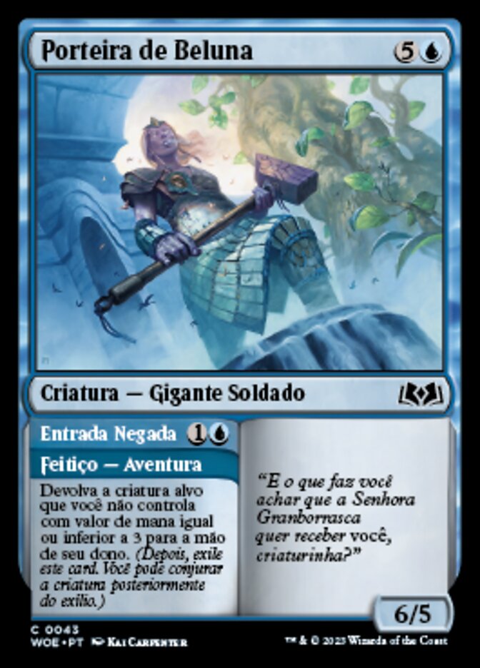 Beluna's Gatekeeper // Entry Denied - Wilds of Eldraine