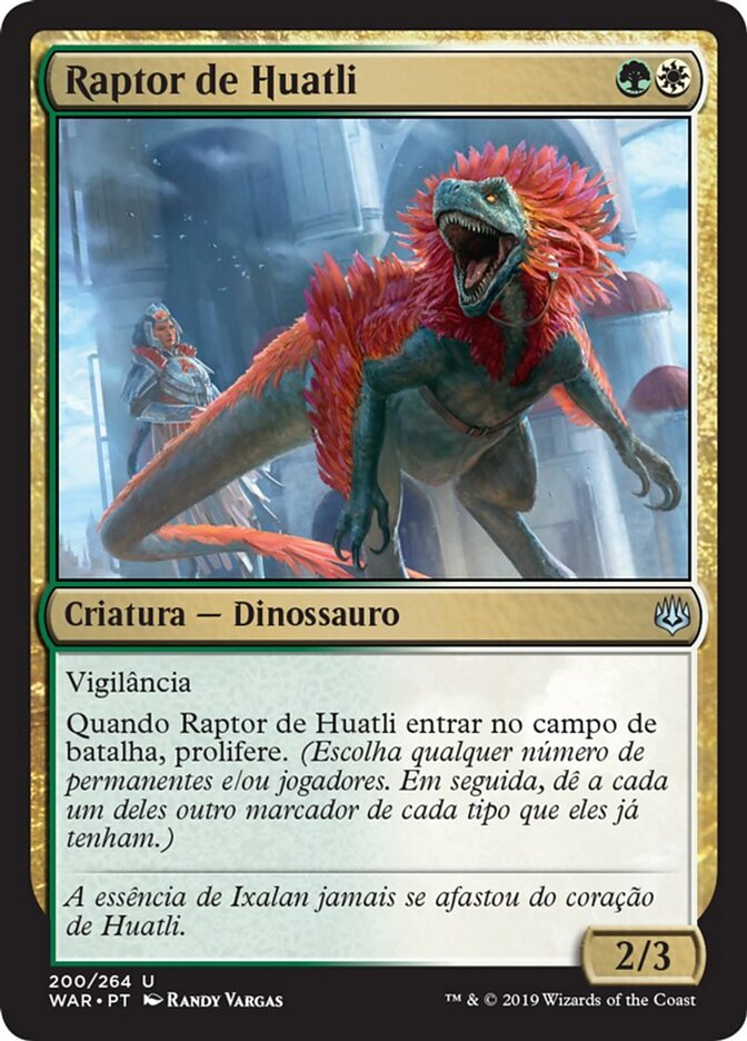 Raptor de Huatli - War of the Spark