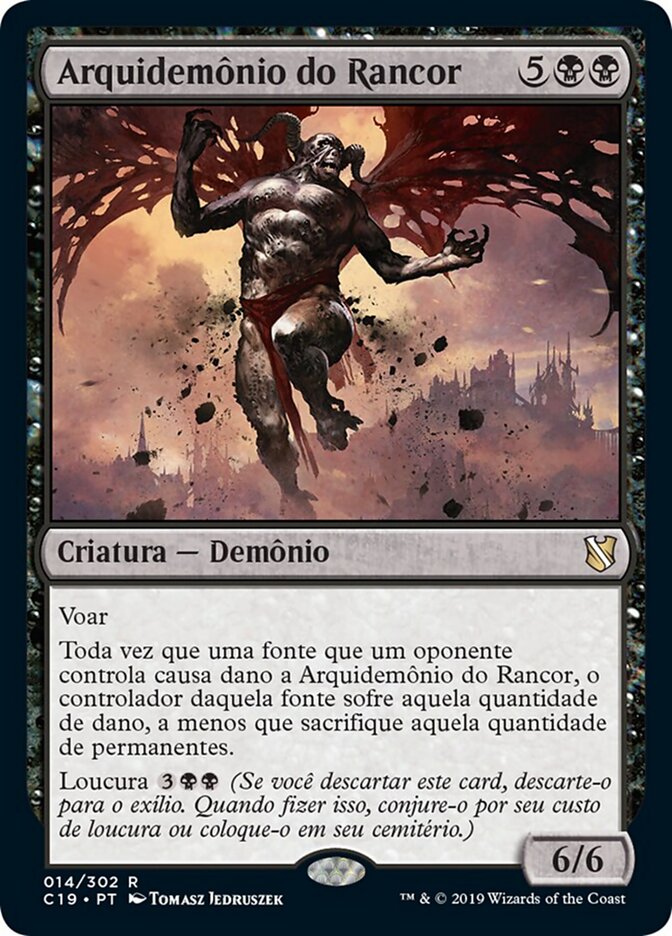 Arquidemônio do Rancor - Commander 2019