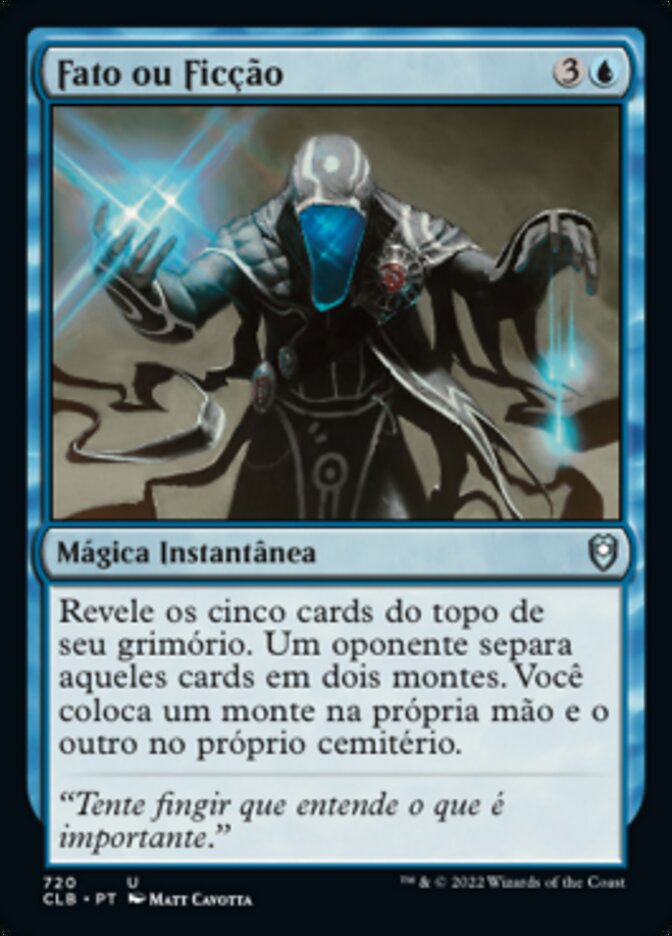 Fato ou Ficção - Commander Legends: Battle for Baldur's Gate