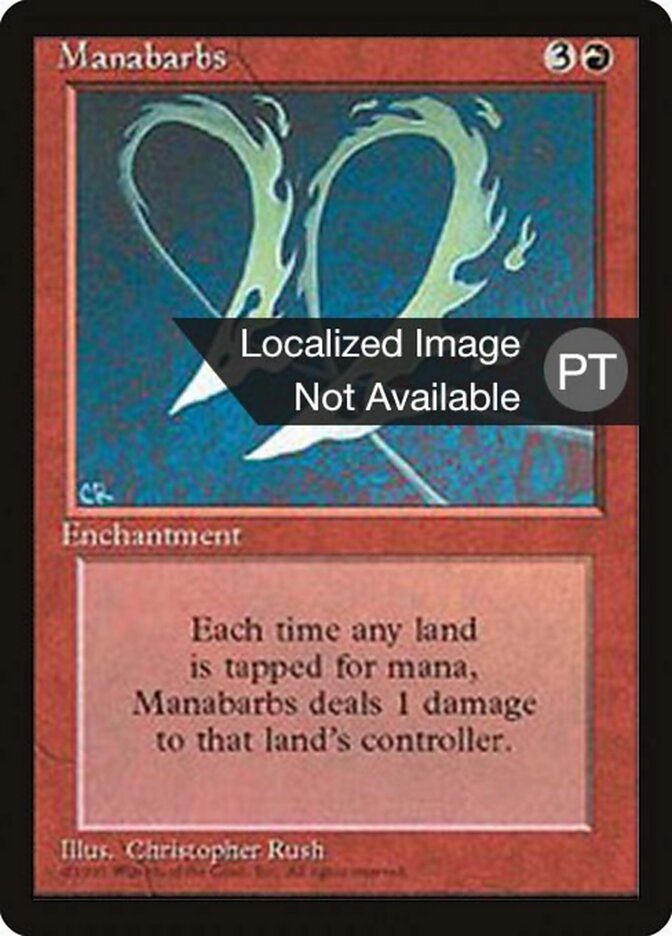 Farpas de Mana - Fourth Edition Foreign Black Border