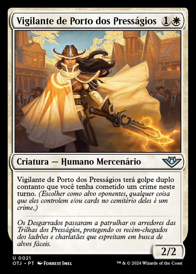 Vigilante de Porto dos Presságios - Outlaws of Thunder Junction