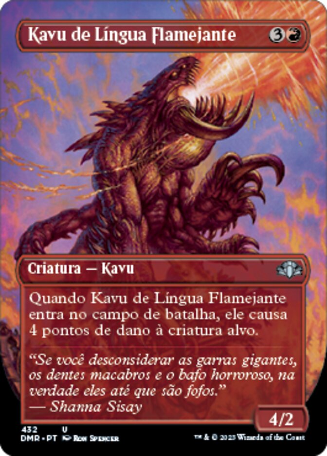 Kavu de Língua Flamejante - Dominaria Remastered