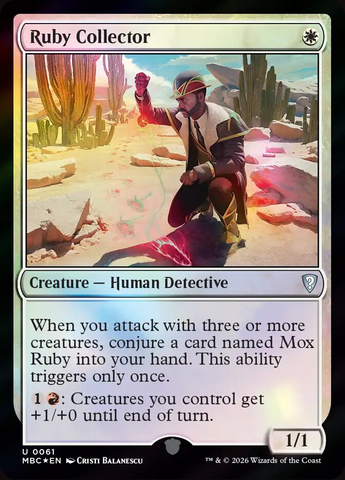 Ruby Collector - Mystery Booster Commander Edition