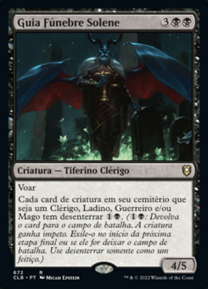 Guia Fúnebre Solene - Commander Legends: Battle for Baldur's Gate