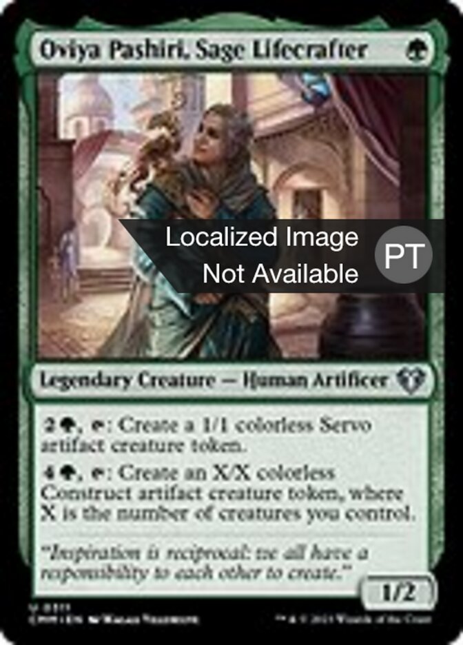 Oviya Pashiri, Sábia Vivideira - Commander Masters