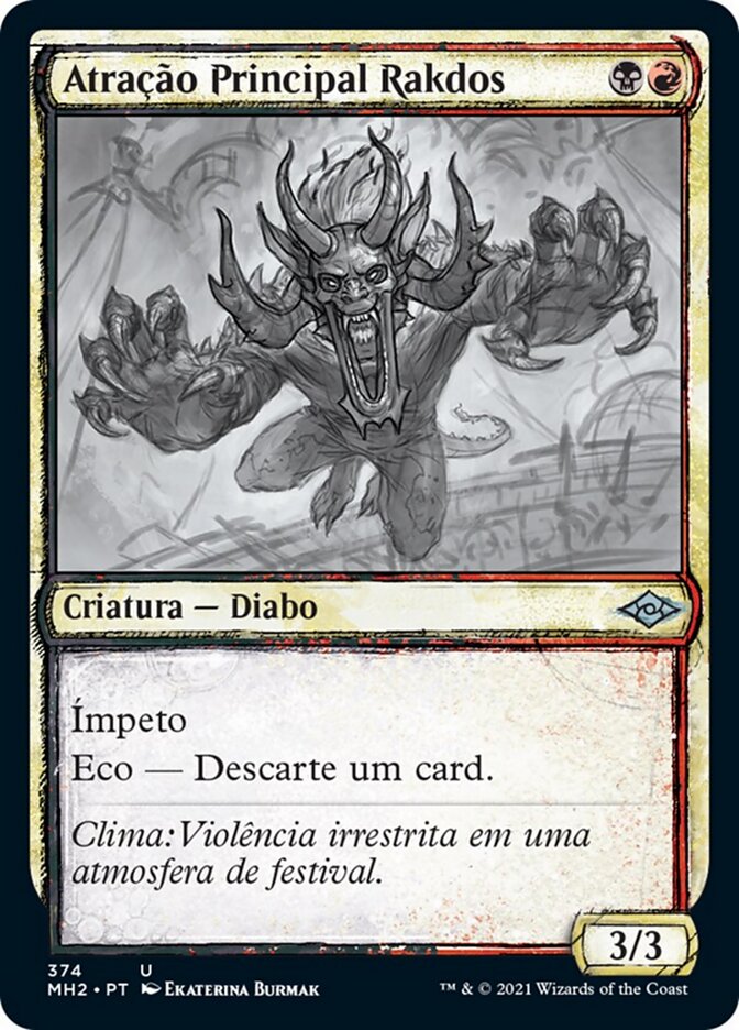 Atração Principal Rakdos - Modern Horizons 2