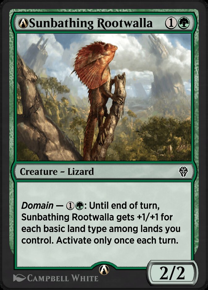A-Sunbathing Rootwalla - Dominaria United