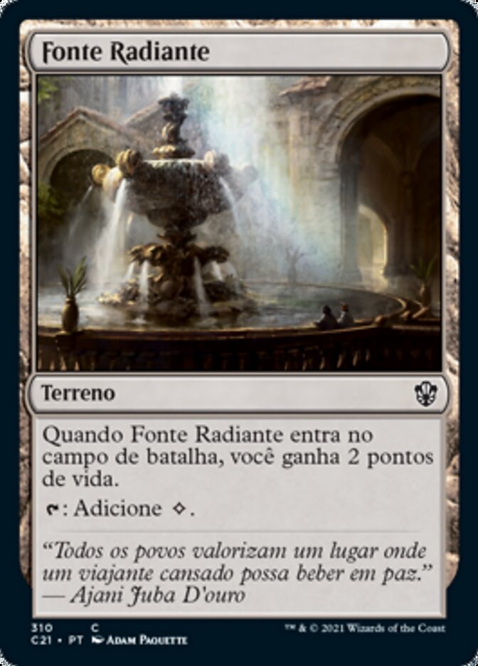 Fonte Radiante - Commander 2021
