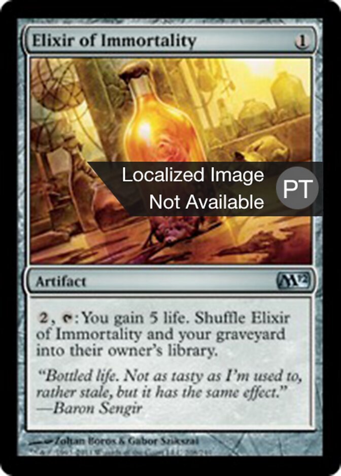 Elixir da Imortalidade - Magic 2012