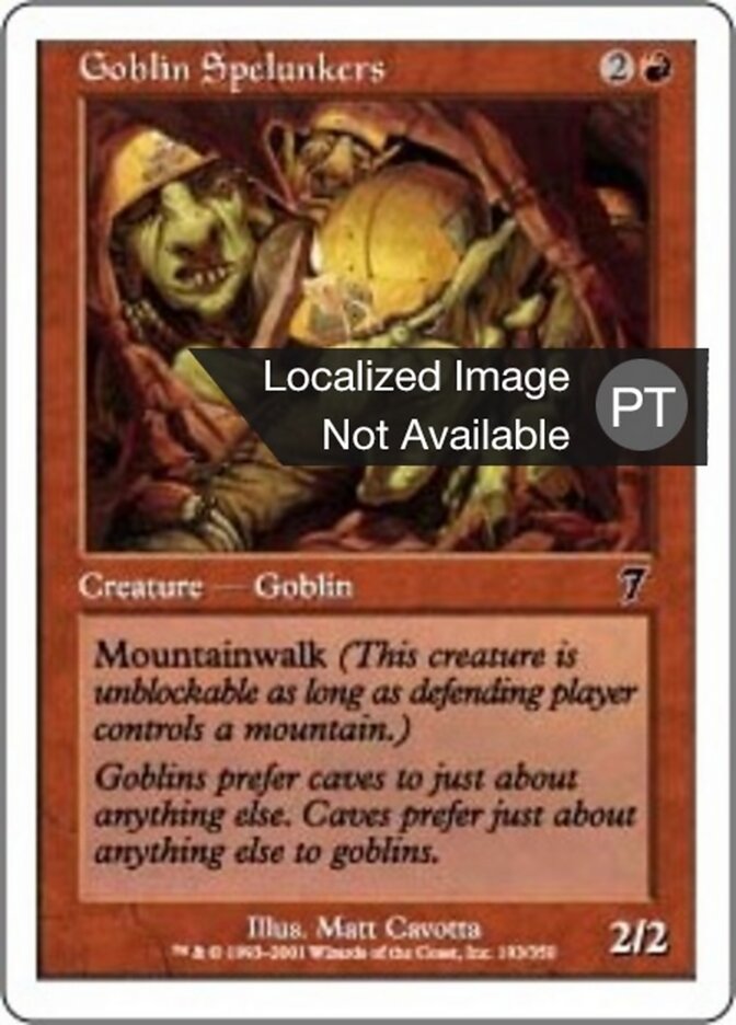 Goblins Espeleólogos - Seventh Edition